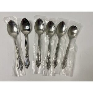 Stanley Roberts Rogers Co Auberge 5 Teaspoons 1 Sugar Spoon Flatware Stainless
